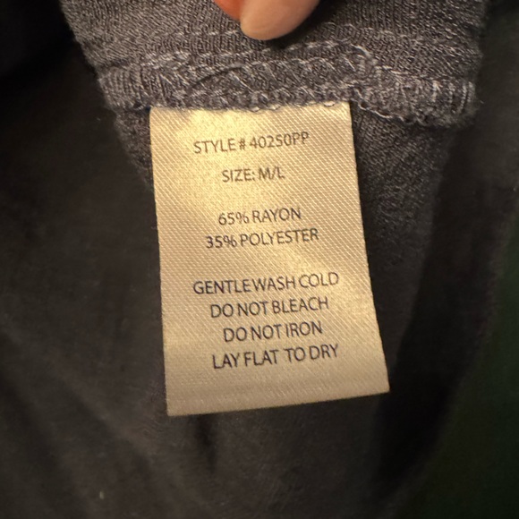 Navy blue baggie blouse, excellent condition - Picture 4 of 5